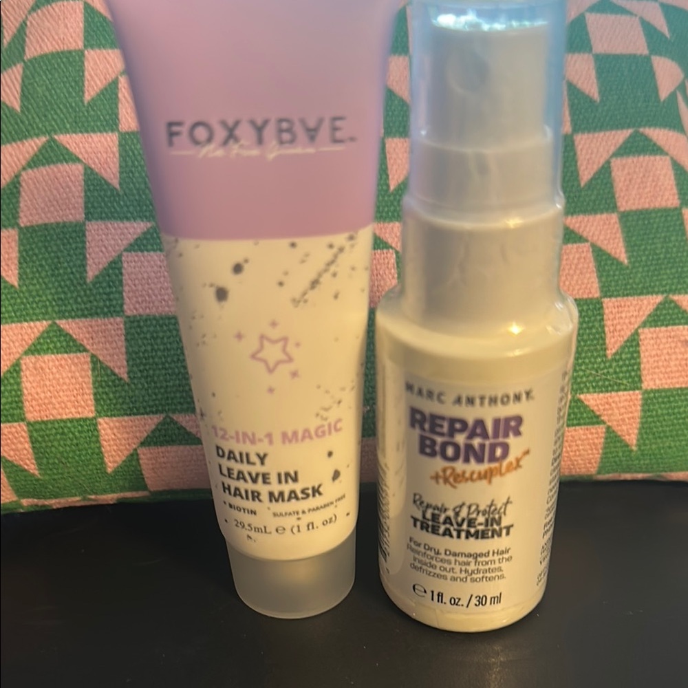 FoxyBae Hair Mask and Marc Anthony Repair Treatment